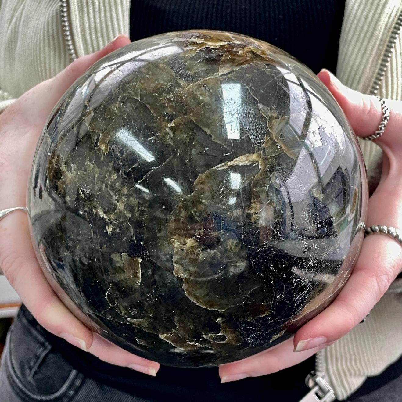 Labradorite Sphere - Large - 03 Labradorite Sphere - Large - 03